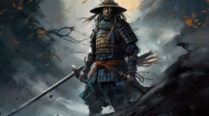 Japanese soldier Samurai